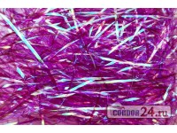 Люрекс голографический, толщина 2 мм., цвет фиолетовый  